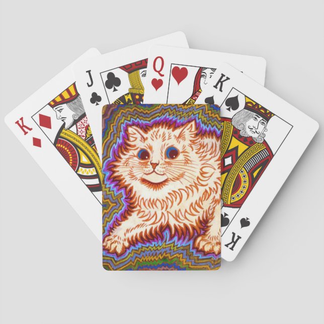 Kaleidoscope Cat Poker Cards (Back)
