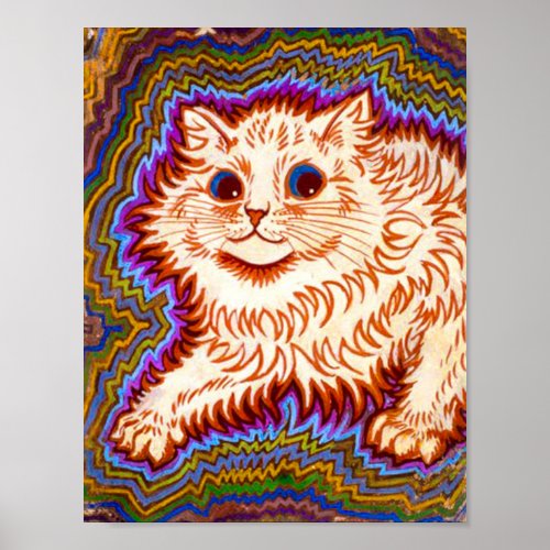 Kaleidoscope Cat Poster