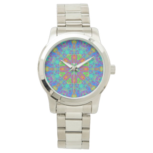 Kaleidoscope Colors Wrist Watch (Front)