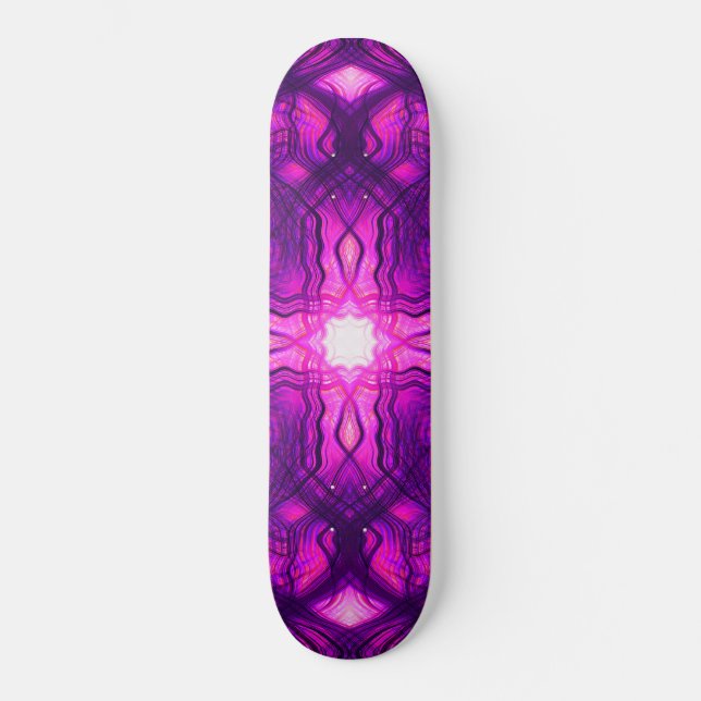 Kaleidoscope cross pattern skateboard (Front)