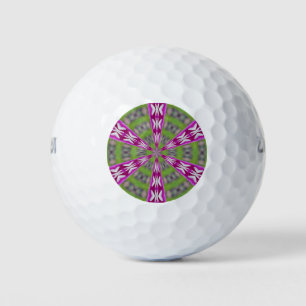 Kaleidoscope Dahlia Golf Balls