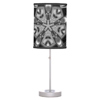 Kaleidoscope dark grey Star... Table Lamp