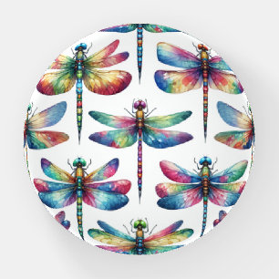Kaleidoscope Dragonflies Paperweight