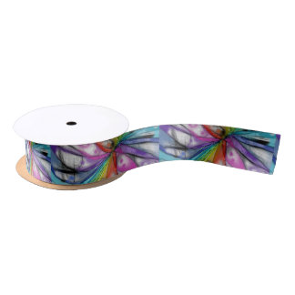 Kaleidoscope Dragonfly Satin Ribbon