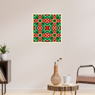 Kaleidoscope Dream Mandala Art Poster