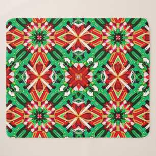 Kaleidoscope Dream Mandala Art Sherpa Blanket