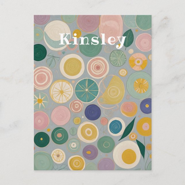 Kaleidoscope Dream Personalized Postcard (Front)