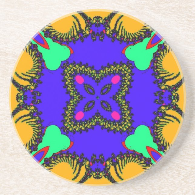 Kaleidoscope Drink Coaster (Front)