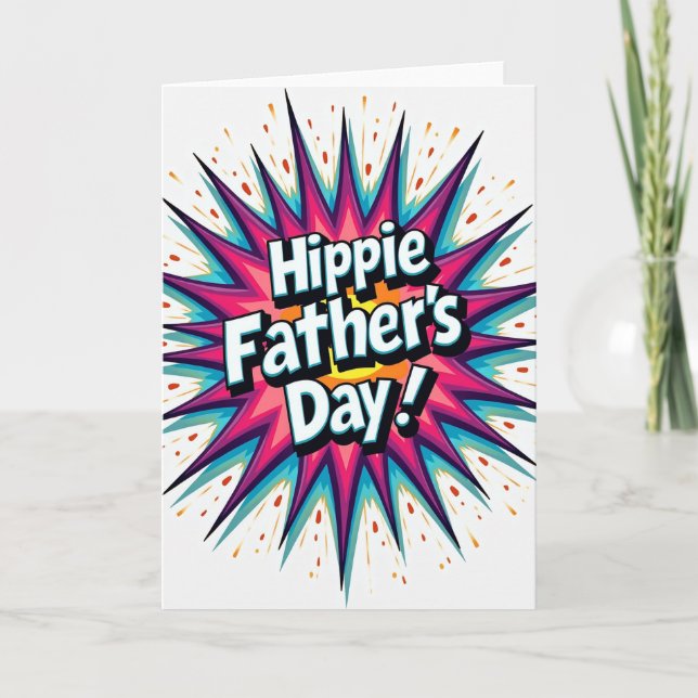 Kaleidoscope Fathers Day Card (Front)