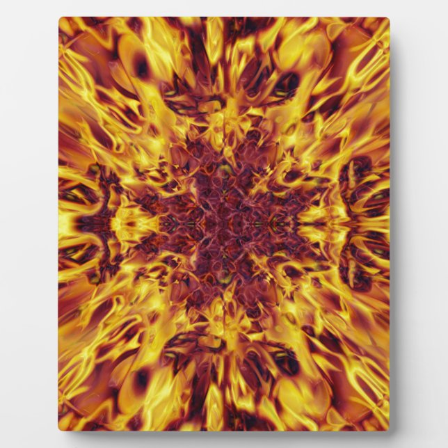Kaleidoscope Fire Explosion Plaque (Front)