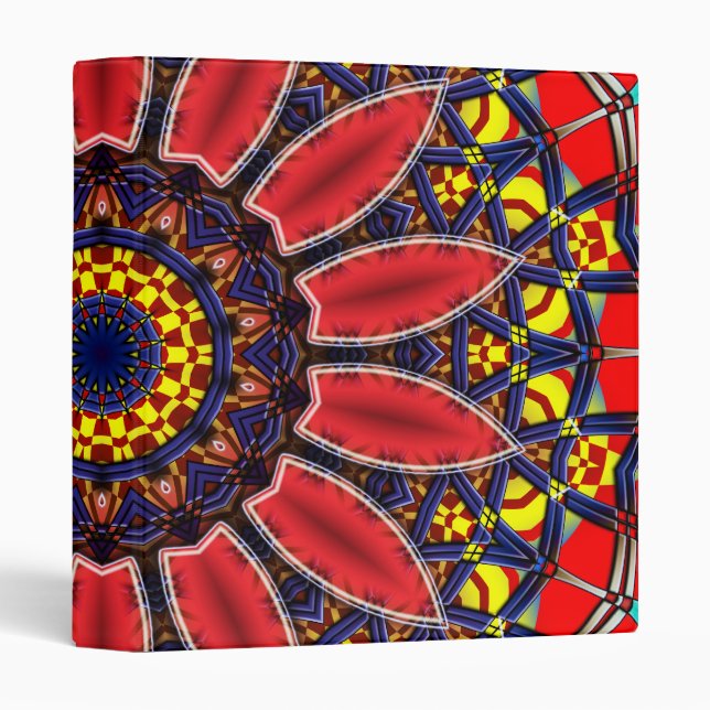 KALEIDOSCOPE FLOWER BINDER (Front/Spine)