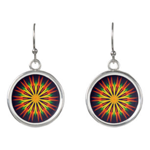 Kaleidoscope Flower Design-21855 Earrings