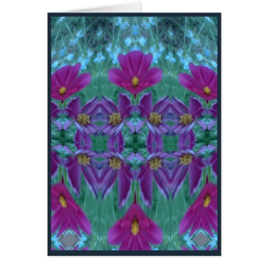 Kaleidoscope Flowers Cards (Front)
