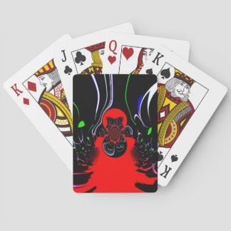 Kaleidoscope Fluid Art Print Poker Cards