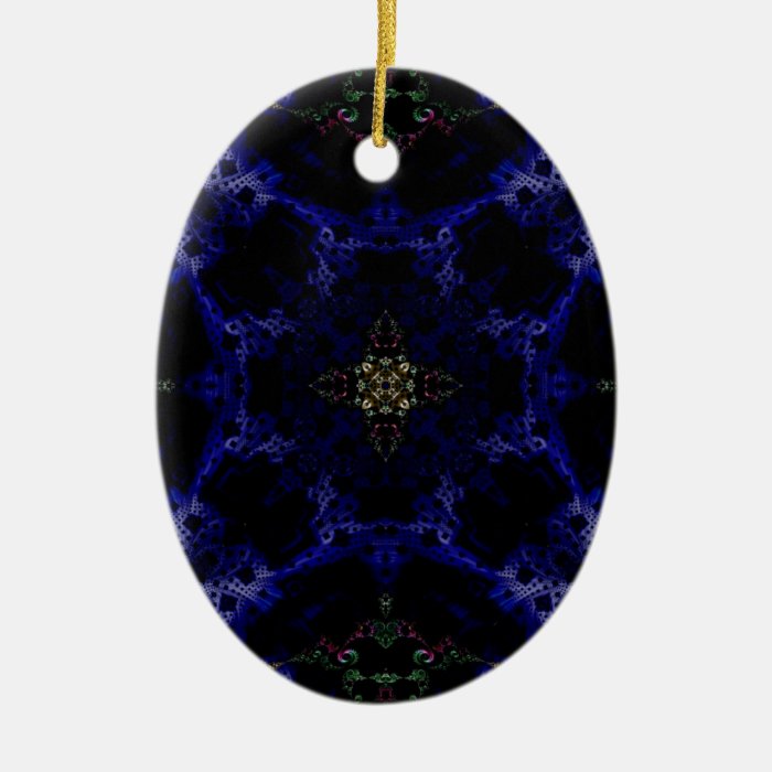 Kaleidoscope Fractal 549 Christmas Tree Ornament