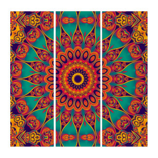 Kaleidoscope Fractal - tattoo II + your ideas Triptych