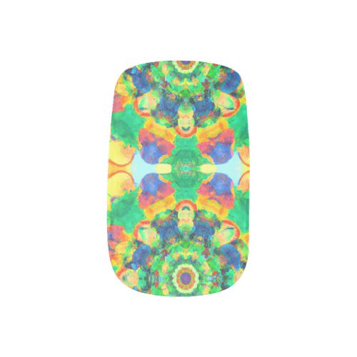 Kaleidoscope Frog Minx Nail Art