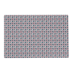 Kaleidoscope Geometric Pattern Pink Placemat