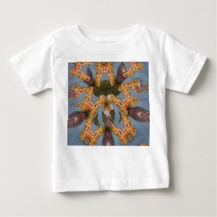 Kaleidoscope Giraffe Mandala: Abstract Safari Art Baby T-Shirt