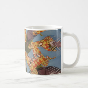 Kaleidoscope Giraffe Mandala: Abstract Safari Art Coffee Mug