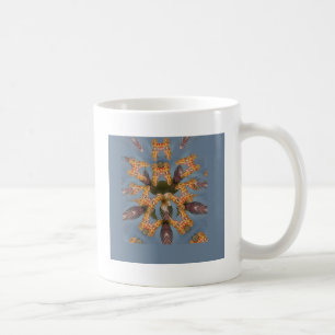 Kaleidoscope Giraffe Mandala: Abstract Safari Art Coffee Mug