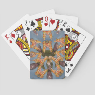 Kaleidoscope Giraffe Mandala: Abstract Safari Art Poker Cards