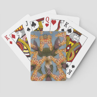 Kaleidoscope Giraffe Mandala: Abstract Safari Art Poker Cards