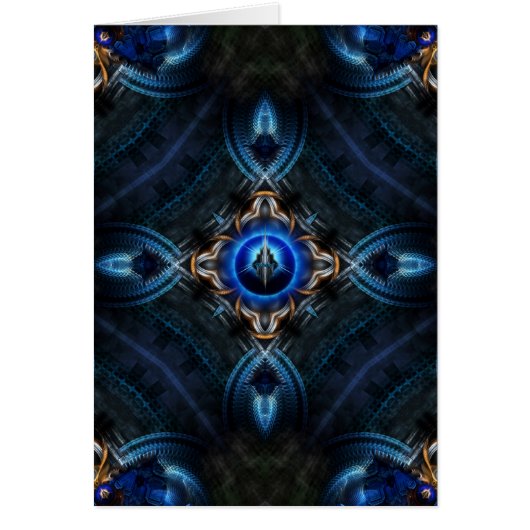 Kaleidoscope Golden Blue (Front)