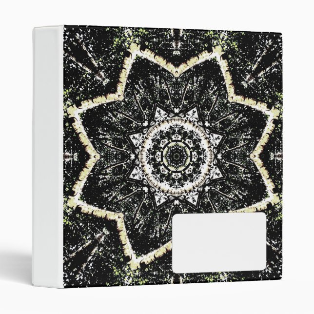 Kaleidoscope Gothic 3 Ring Binder (Front/Spine)