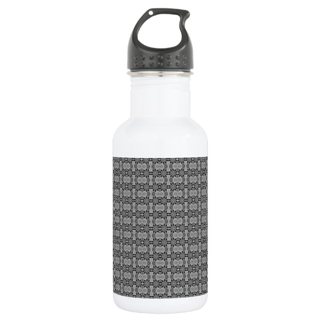 Kaleidoscope Grau Water Bottle (Front)