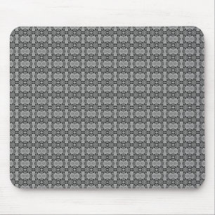 Kaleidoscope Gray Mouse Pad