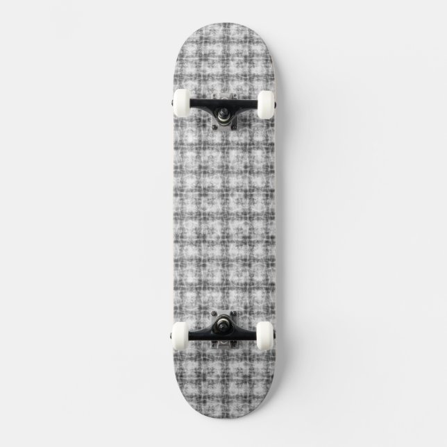 Kaleidoscope Gray Skateboard Deck (Front)