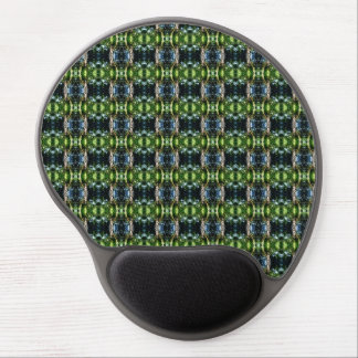 Kaleidoscope green gel mouse pad