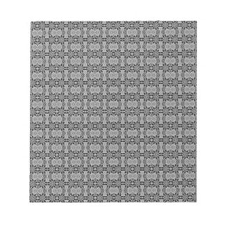 Kaleidoscope grey notepad
