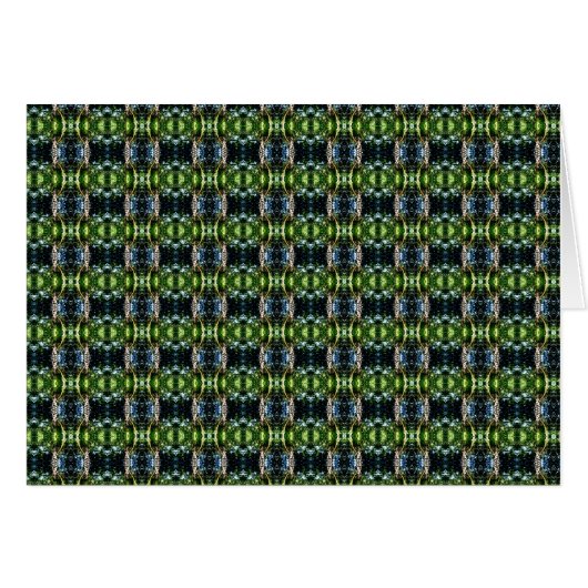 Kaleidoscope Grün Cards (Front Horizontal)