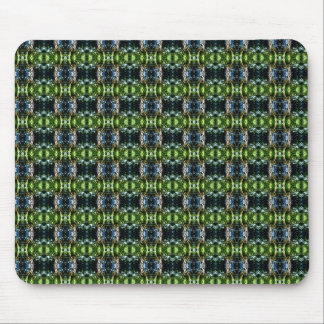 Kaleidoscope Grün Mouse Pad