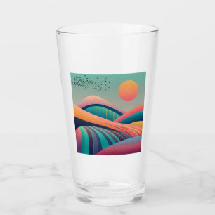 Kaleidoscope Hills Landscape Glass