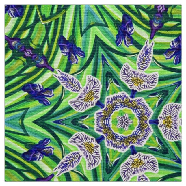 Kaleidoscope Iris Fabric (Swatch)