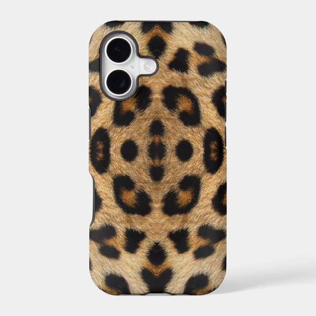 Kaleidoscope Leopard Fur Pattern Iphone Case (Back)