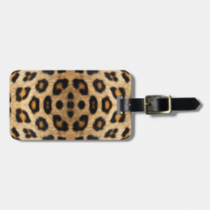 Kaleidoscope Leopard Fur Pattern Luggage Tag