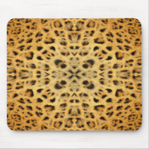 Kaleidoscope Leopard Fur Pattern mousepad