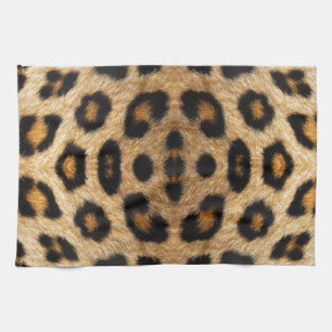 Kaleidoscope Leopard Fur Pattern Towel