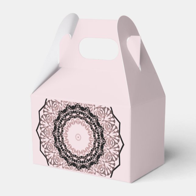 Kaleidoscope , mandala favor boxes (Back Side)