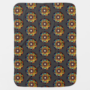 Kaleidoscope Mandala Flower Design-23091 Baby Blanket