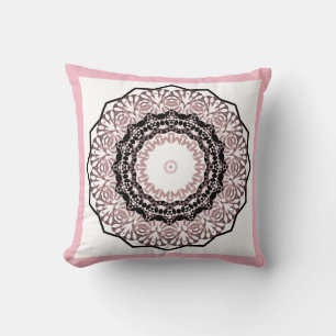 Kaleidoscope , mandala throw pillow