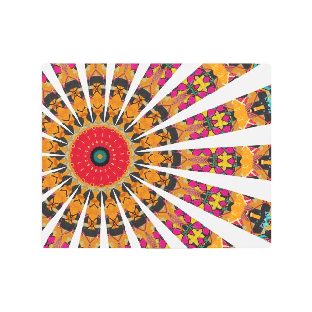 kaleidoscope Metal Wall Art (Front)