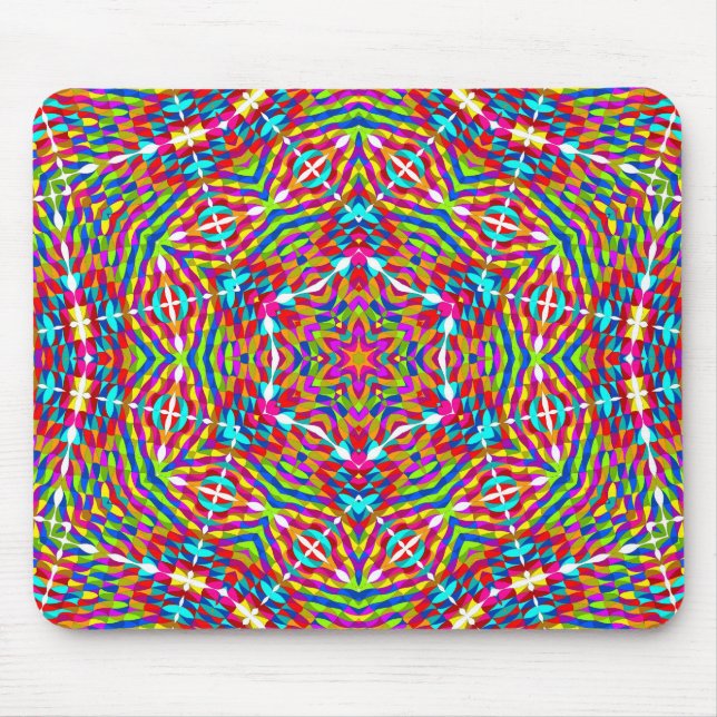 Kaleidoscope Mouse Pad (Front)