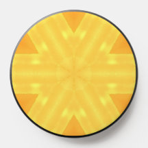 Kaleidoscope of a Bright Yellow and Lines