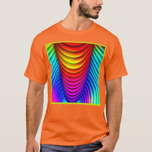 Kaleidoscope of Colors 3D Pattern T-Shirt