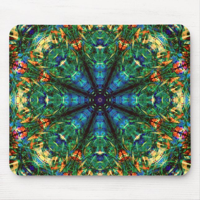 Kaleidoscope of Colors Mouse Pad (Front)